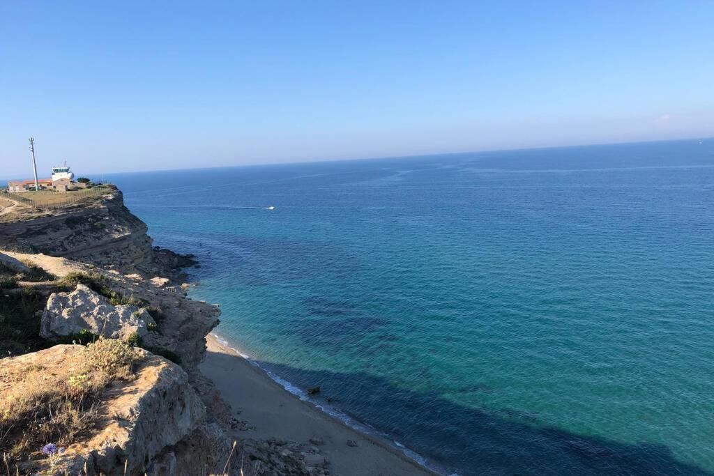 Barcaresa-Villa Sur Le Sable Vue Mer Panoramique Piscine Clim Wifi เลอบาร์กาแรส ภายนอก รูปภาพ